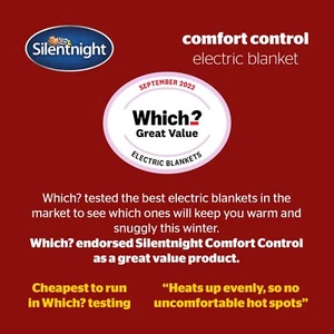 Silentnight Comfort Control Electric Blanket Heated Under Blanket Fast Heat Up - Picture 1 of 36