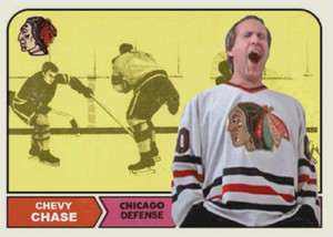 CHEVY CHASE BLACKHAWKS CUSTOM ART CARD #### 30% OFF 12 OR MORE #####