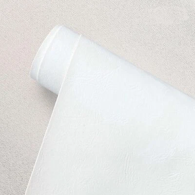 Selbstklebender Leder Ölwachsmaterial Geeignet Sofa Reparieren Weiß Neu - Bild 1 von 4