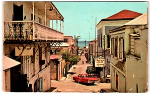 AK Straßenansicht Charlotte Amalie St. Thomas, Jungferninseln - Bild 1 von 2