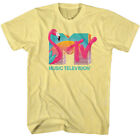 Mtv 80'S Music Television Sunset Flamingo Logo Men's T Shirt