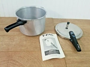 Olla a presión T-FAL, utensilios de cocina de aluminio, apta para lavavajillas, ¡12 PSI COMPLETA! - Imagen 1 de 9
