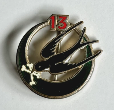 INSIGNE AFN - 13° RTA RÉGIMENT DE TIRAILLEURS ALGÉRIENS - DRAGO PARIS G1062 - Photo 1/2