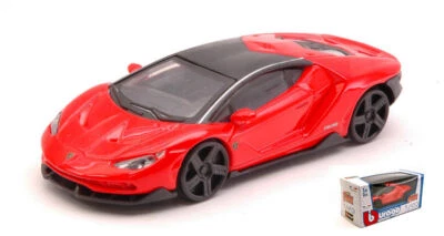 MODELLINO AUTO STATICO BURAGO LAMBORGHINI CENTENARIO 2016 ROSSO SCALA 1:43 - Immagine 1 di 2