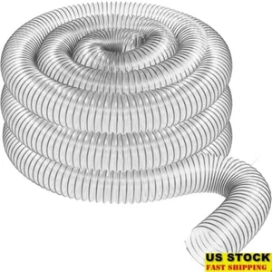 Manguera de recolección de polvo de PVC transparente de 4" x 20' resistente a pinchazos flexible resistente - Imagen 1 de 6