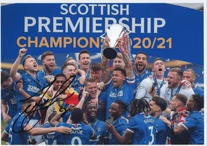 James Tavernier Hand Signed Photo A4 12x8 Inch Autograph Includes COA Rangers Fc - Picture 1 of 1