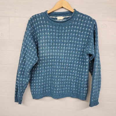 Vintage Alps Blue Knit Sweater Mountaincore Gorpcore Womens Size Small  - Image 1 of 4