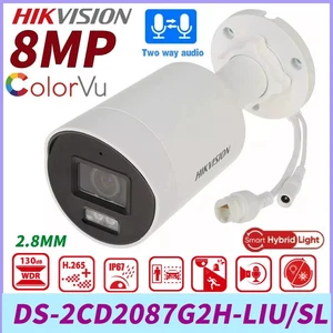 Hikvision DS-2CD2087G2H-LIU/SL 8MP Hybrid Light IP Kamera POE Zwei-Wege-Audio - Picture 1 of 12