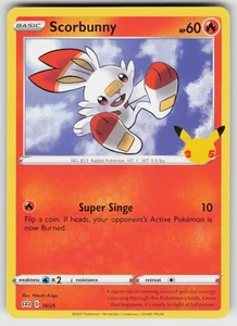 Scorbunny - 16/25 Promo McDonald's 25th Anniversary Promos 016/025 - Picture 1 of 2