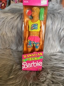1990 Barbie Hawaiian Fun Ken #5941 New - Picture 1 of 15