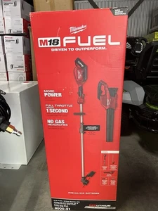NUEVO Milwaukee 18V M18 COMBUSTIBLE 2-Herramientas Cuerda Recortadora/Sopladora Combo Kit #3000-21 - Imagen 1 de 3