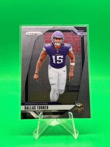 Dallas Turner- Vikings RC 2024 Panini Prizm #324 Rookie Card Minnesota Football - Foto 1 di 1