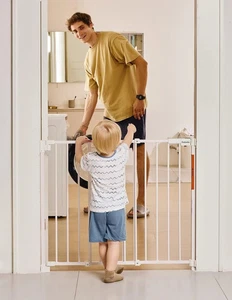 29-43" Baby/Hundetor für Treppen & Türen, Auto Close, Hardware Halterung, weiß 🐶 - Bild 1 von 8