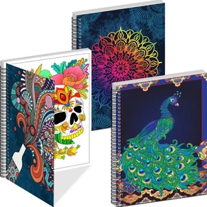 Kalysky Adult Coloring Books Set3 Coloring Books for Adults Animal Flowers - Picture 1 of 9