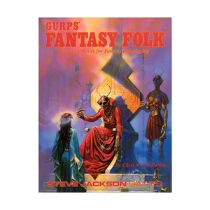 SJG GURPS Characters Fantasy Folk (1st Ed) VG+ - Picture 1 of 2