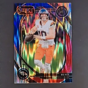🟠🔵⚪2024 Panini Select BO NIX PRIZM Red & Blue CLUB Level SHOCK RC #221 - Picture 1 of 2