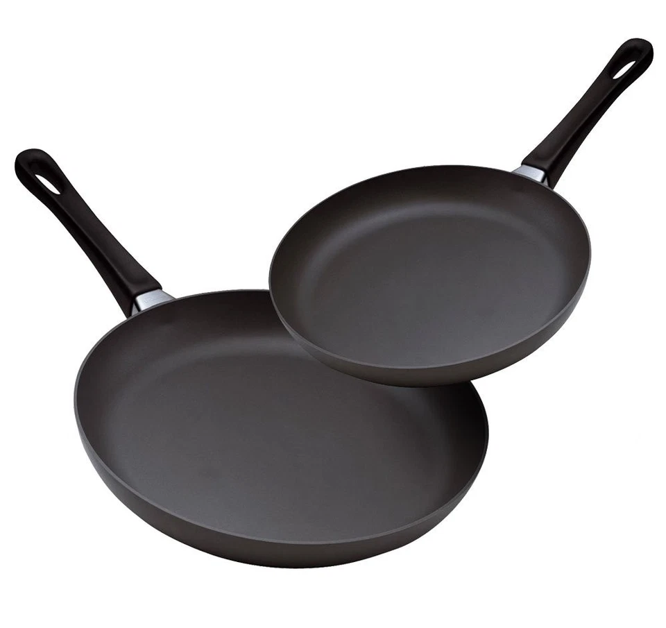 SCANPAN Classic Ceramic Titanium 2 Piece Fry Pan Set 8 and 10 1/4 Inch