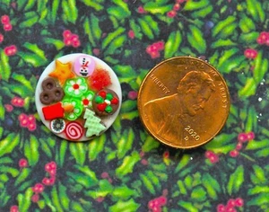 Plato de galletas surtidas de Sue para casa de muñecas escala 1:24 media pulgada # 330 - Imagen 1 de 2