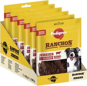 PEDIGREE® RANCHOS™ Originals mit Rind 7x180g Snack Leckerli Hund Trockenfutter - Bild 1 von 1