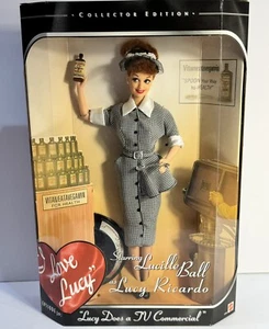 Barbie I Love Lucy Episode30 1997 vintage Lucy hace un comercial de televisión Lucille Ball - Imagen 1 de 7