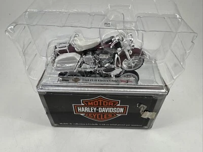 Maisto 1968 FLH Electra Glide Harley Davidson Replica 1:18 With Box - Image 1 of 4