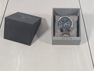 Guess U0379G1 Water Resistant Stainless Steel Watch with Box, Tag, Receipt - Picture 1 of 8