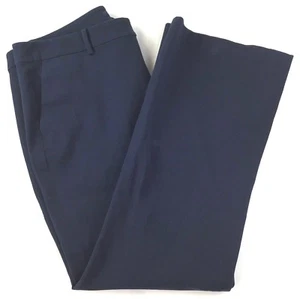 Tommy Hilfiger Blake Stretch Trousers Blue W's 14 Pants Slacks Career Boot Cut - Picture 1 of 8
