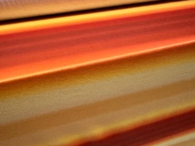 THE FABRIC MERCHANT Soft Handle Stretch Jersey Fabric, Per Metre - Ombré Sunset Print - Orange Amber
