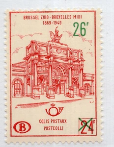 Belgium Q380 Mint NH 1963 Parcel Post surcharged set, posthorn CV $4.50 - Picture 1 of 1