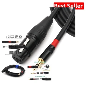 Durable 10M TRS Male to XLR Female Audio Cable - Ideal for Studios and DJs - Picture 1 of 9