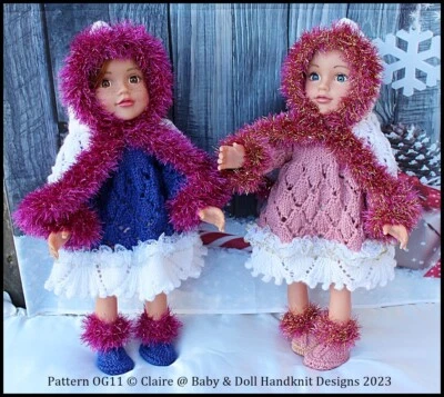 KNITTING PATTERN OG11 FOR 18" FASHION DOLL, FITS AMERICAN GIRL & OUR GENERATION