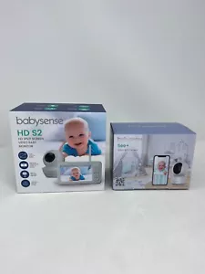 Babysense HD S2 5" Split Screen Video Baby Monitor & Babysense See+ - NEW - Picture 1 of 2