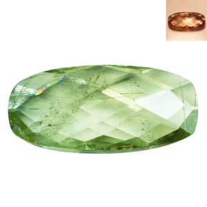 2.43 Ct Oval 13.9 x 6.6 MM 100% Natural Green Changing To Red Turkey Diaspore - Picture 1 of 5