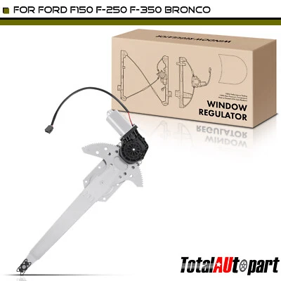 Regulador de ventana con motor para conductor delantero izquierdo ford f150 f-250 f-350 1980-1997 Foto 1 de 4