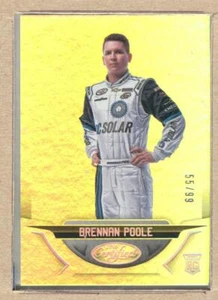 Brennan Poole 93 2016 Panini Certified Racing NASCAR Mirror Silver /99 RC - Picture 1 of 2