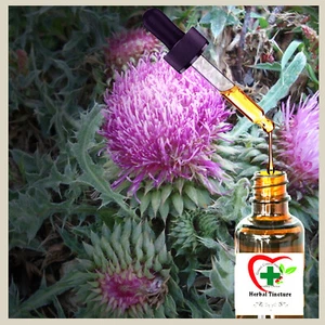 Milk Thistle Tincture Organic ALCOHOL FREE Herb Concentrate Liquid Herbal Extrac - Picture 1 of 1