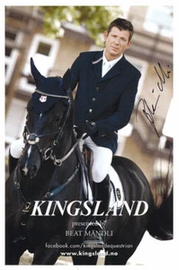 Beat MÄNLI - Switzerland, Silver Olympics 2000 Riding, Original Autograph! - Picture 1 of 1