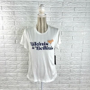 Wildfox Bikinis & Belinis Keke Tee T-Shirt Clean Weiß Kurzarm Gr. Small - Bild 1 von 9