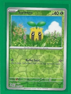 Pokémon TCG SV-Twilight Masquerade Sunkern #6/167 Common Reverse Holo - Picture 1 of 2
