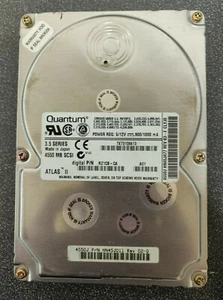 DEC RZ1CB-CA / QUANTUM 4550J 4550MB SCSI 3.5" 80-Pin Hard Disk Drive ** - Picture 1 of 1