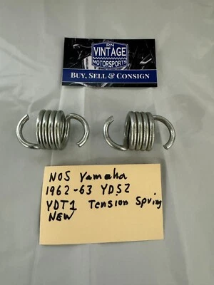 Новый из старых запасов Yamaha 1962-63 YDT1 YDS2 пара пружин натяжения деталь # 90506-35059-00 новый - Изображение 1 из 4