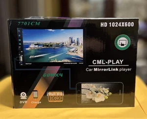 Car Stereo MP5 Player CML-Play Mirror Link 7622DM HD1024x600 Touch Screen Remote - Picture 1 of 5