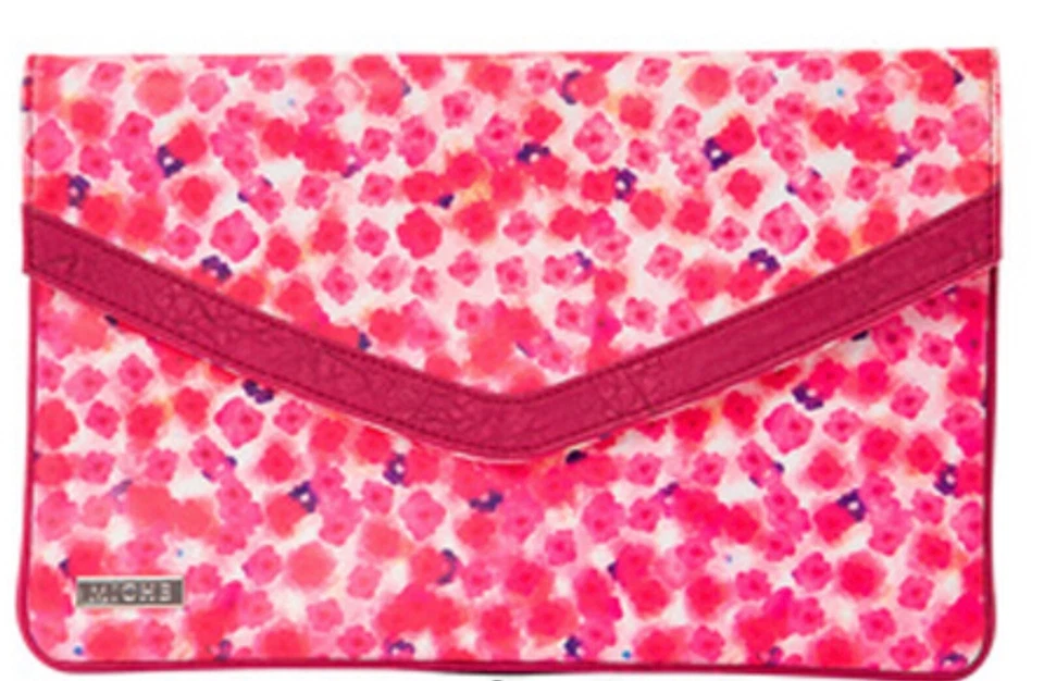 Miche Purse Clutch Rosa Pink Flowers New in Package  - Image 1 of 1