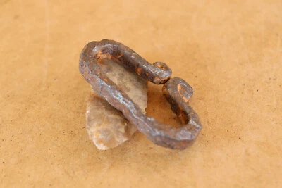 Antique Fireplace Hand Wrought Fire Starter Flint Striker Fire Making Camp 19th - Image 1 of 4