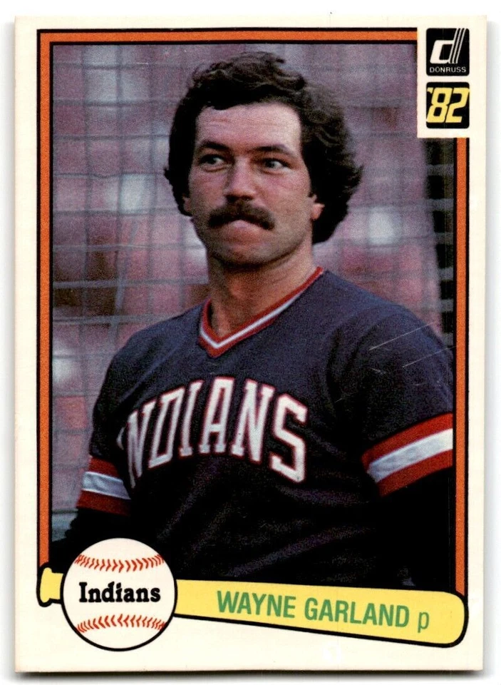 1982 Donruss Wayne Garland . Cleveland Indians #489 - Image 1 of 2