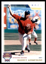 2001 GrandStand Barry Armitage Spokane Indians #BAAR
