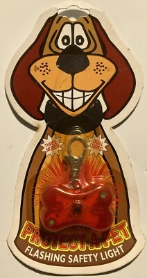 Luz de seguridad intermitente, roja, Protect-A-Pet, funciona con pilas, marketing DM Foto 1 de 4