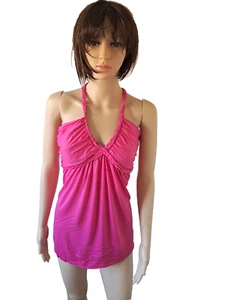 LA REDOUTE PINK ROPE STRAPPY LADIES CAMI TOP UK 14/16 VISCOSE BRAND NEW £9.99 - Picture 1 of 3