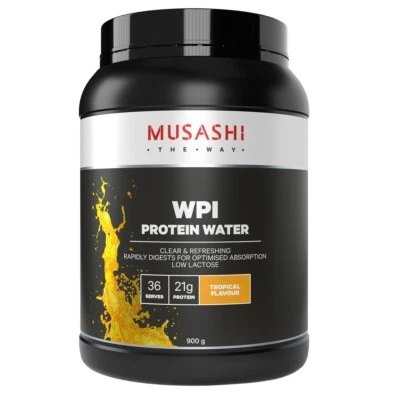New Musashi WPI Protein Water Tropical 900g - image 1 of 2