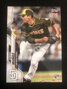 2020 Topps UK Edition Exclusive Andres Munoz San Diego Padres RC 4
